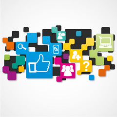 fond abstrait-internet