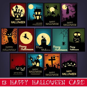 13 Happy Halloween Cards