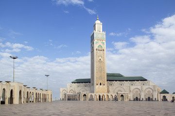 Fototapeta premium The Hassan II Mosque in Morocco
