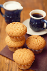 muffin with coffee