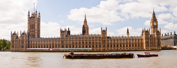 Naklejka premium Big Ben and Westminster palace
