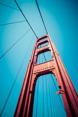 Deurstickers San Francisco Golden Gate Bridge, San Francisco, USA