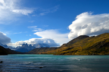 Obraz premium Rio Paine, Torres del Paine