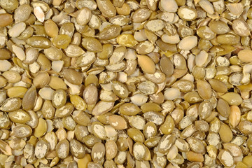 Cleared pumpkin seeds background