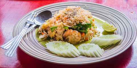 Fried rice breakfast