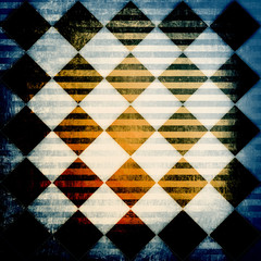 Fototapeta premium grunge checkered background