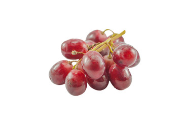 red grapes isolated