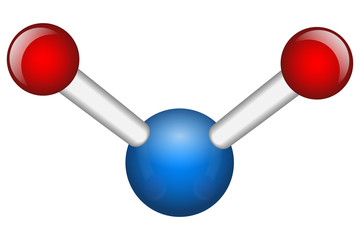 Single Water H2O molecule