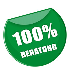 Button Beratung in gruen - g845