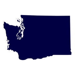 map of the U.S. state of Washington