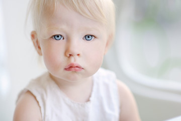 Adorable toddler girl portrait