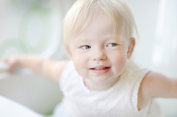 Adorable toddler girl portrait