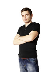 Portrait of young man