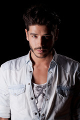 guy in expression of fashion