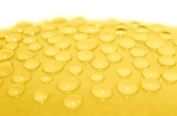 golden drops of water