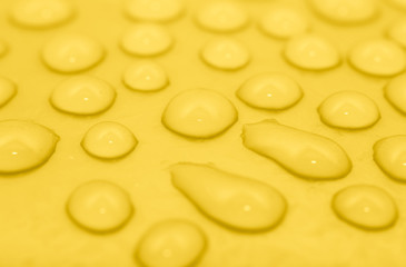 Fototapeta na wymiar golden drops of water