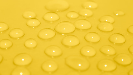 golden drops of water