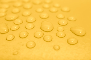 golden drops of water