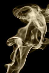 Obraz premium dym na czarnym tle