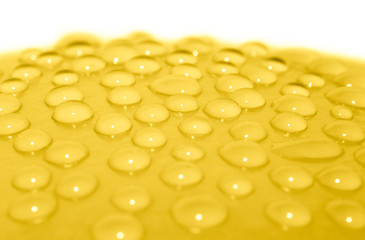 golden drops of water