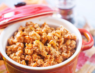 minced meat