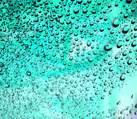 Abstract background of water drops. macro