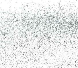 water on a white background