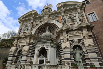 Tivoli-city in the Italian province of Lazio: parks & fountains