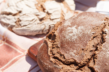 fresh homemade bread