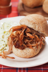 Pulled pork sandwich