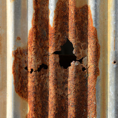 Old Texture and rusty zinc