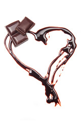 Heart of chocolate