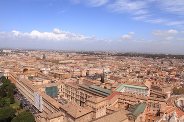 cityscape viewed from Vatican