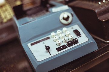 vintage printing calculator