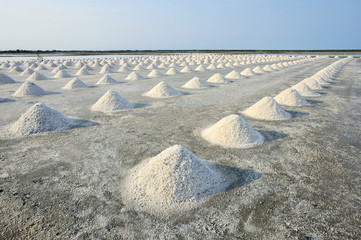 Salt heap