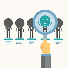 human resources management,vector,illustration.