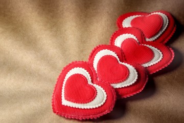 Hearts Love You Vintage Greeting Card, XXXL