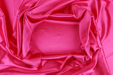 Pink silk background.