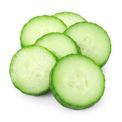Cucumber slices