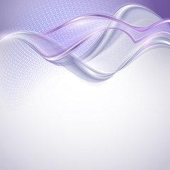 Abstract purple wave background