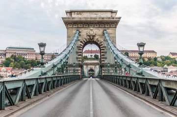 Acrylic prints Széchenyi Chain Bridge Chain bridge, Budapest, Hungary