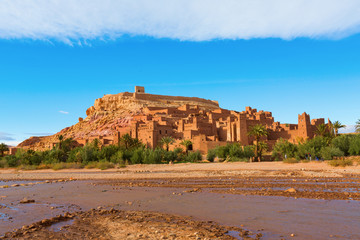Fortified City (Ksar) with Mud Houses in the Kasbah Ait Benhaddo