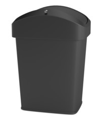 realistic 3d render of bin