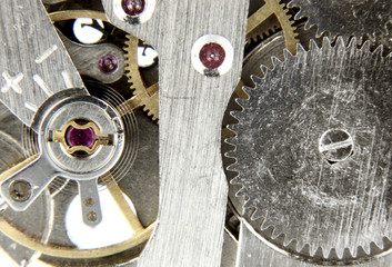 Old watch mechanism