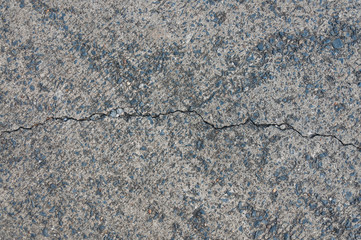 crack on concrete road texture