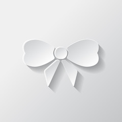 Gift, Christmas bow web icon