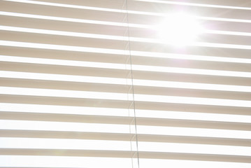 Metal Blinds with drawstring. Roller Shutter Background