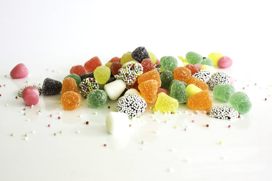 mix of different candys