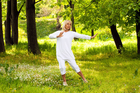 Senior Woman Tai Chi