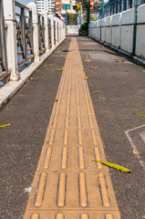 sidewalk paving for blind people